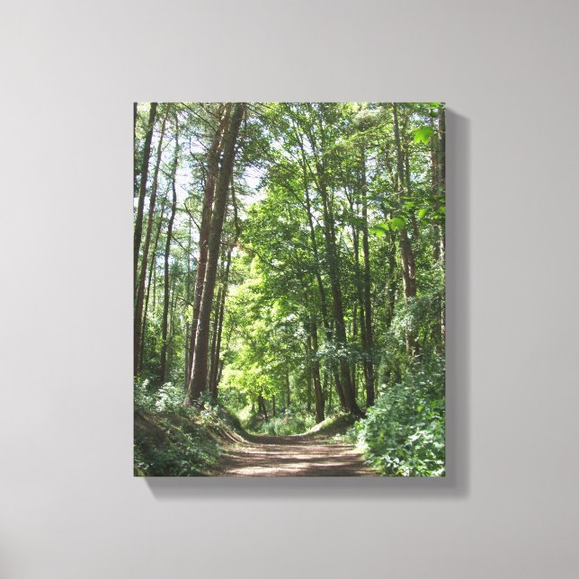 Decke der Holzlandschaft Leinwanddruck (Vorderseite)