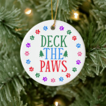 Decke die Paws Weihnachtsschmuck