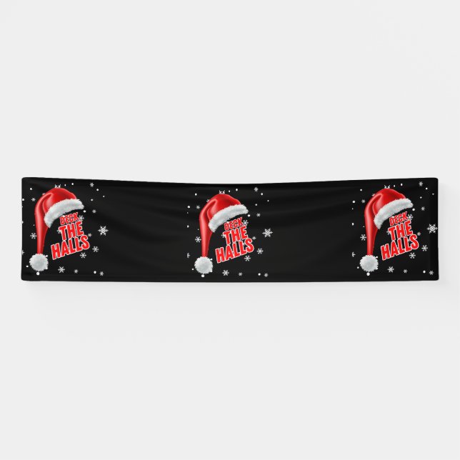 Decke Die Snow Collection 2.5x10 Vinyl Banner (Horizontal)