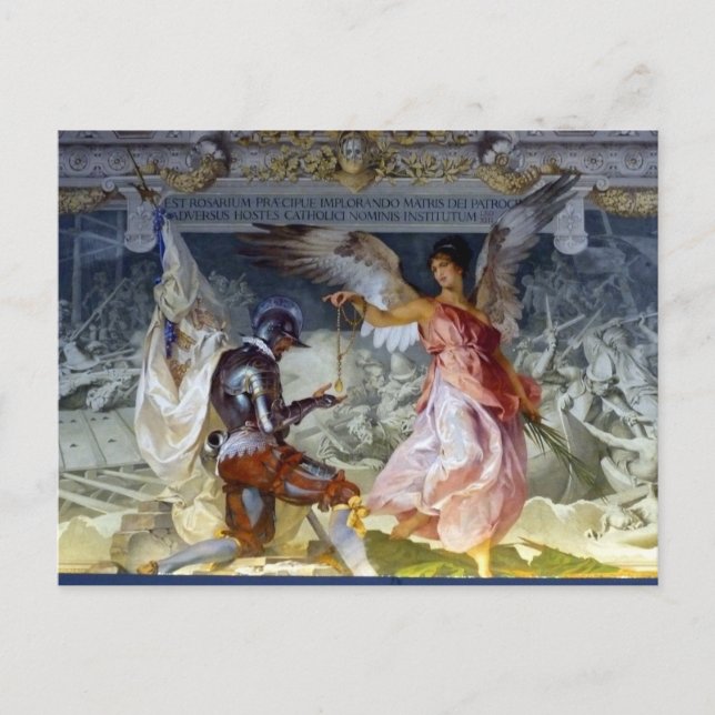 Decke im Vatikanischen Museum Postkarte (Vorderseite)