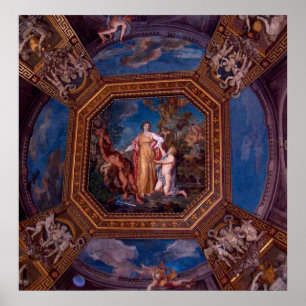Decke in Vatikan in Rom, Italien Poster