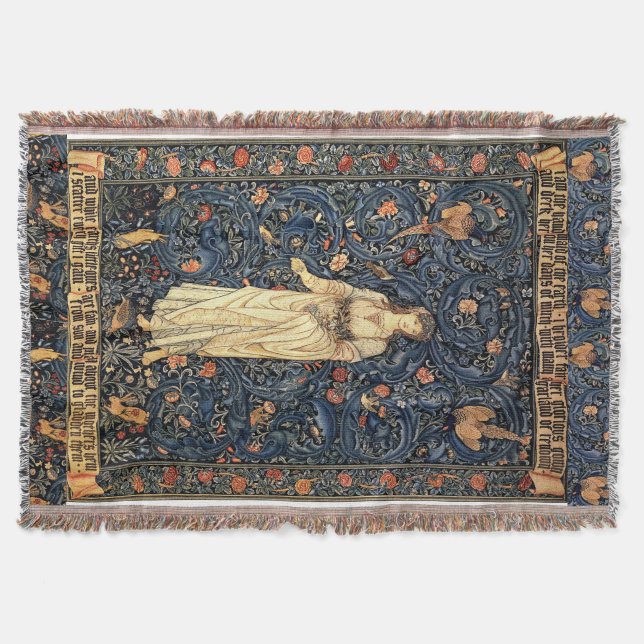 Decke Kunst Nouveau Damen-Birds Morris Floral (Vorderseite)
