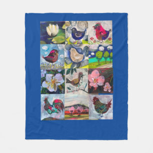Decke mit Vögeln und Blumen