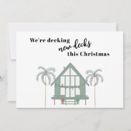 Decke neue Decks Beach House Palmen Urlaub bewegen Ankündigung