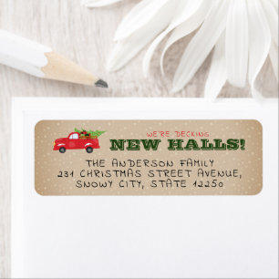 Decke neue Hallen Weihnachts-Lkw-Urlaub-Bewegung