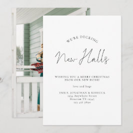 Decke neue Halls Script Adresse Weihnachten