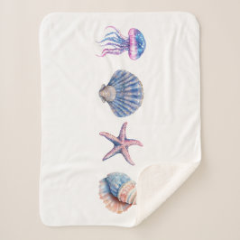 Decke "Ocean Dreams" Sherpadecke