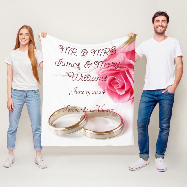 Decken für Hochzeitsvlies (Beispiel)