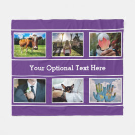 Decken IHRER 6 FOTO- u. TEXT-Fleece