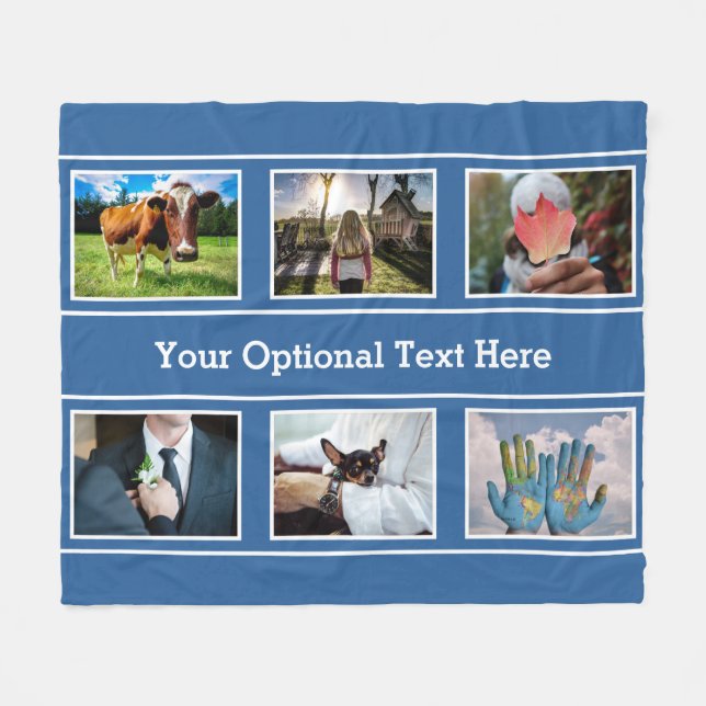 Decken IHRER 6 FOTO- u. TEXT-Fleece (Vorderseite (Horizontal))