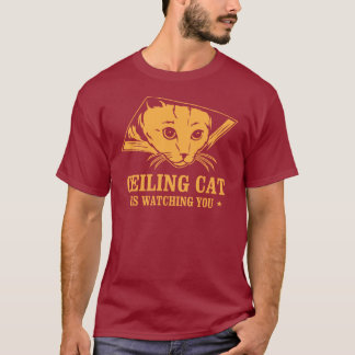 Decken-Katze passt Sie auf T-Shirt