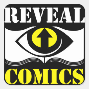 Decken Sie Aufkleber der Comic-Co. auf