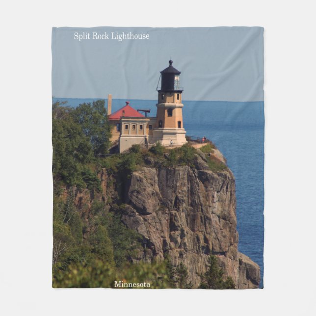 Deckenbelag Split Rock Lighthouse Fleecedecke (Vorderseite)