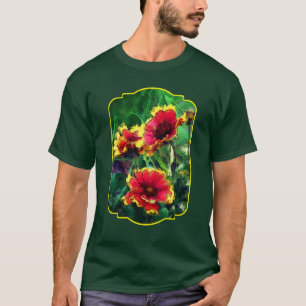 Deckenblumen-Gänseblümchen Aquarell T-Shirt