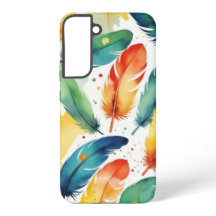 Deckendesign Aquarellfedern