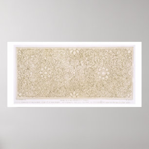 Deckendesign für das Perlzimmer, in Isfahan, für Poster