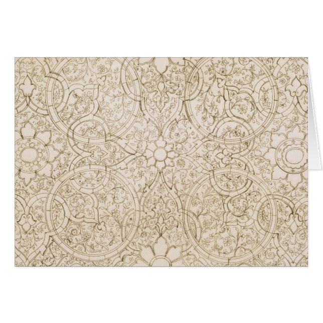 Deckenentwurf für den Perlen-Raum, in Isfahan, für (Vorderseite (Horizontal))