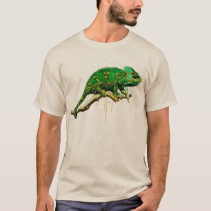 Deckenkammer Wasserfarben Reptil T-Shirt
