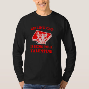 Deckenkatze ist Ihr Valentiner Funny T-Shirt