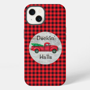 Deckin Halls Roter Weihnachts-LKW iPhone Hülle