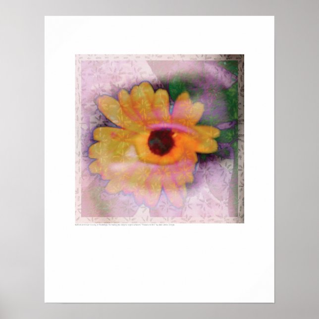 Deckkunst - Blume und Iris - Griego Poster (Vorne)