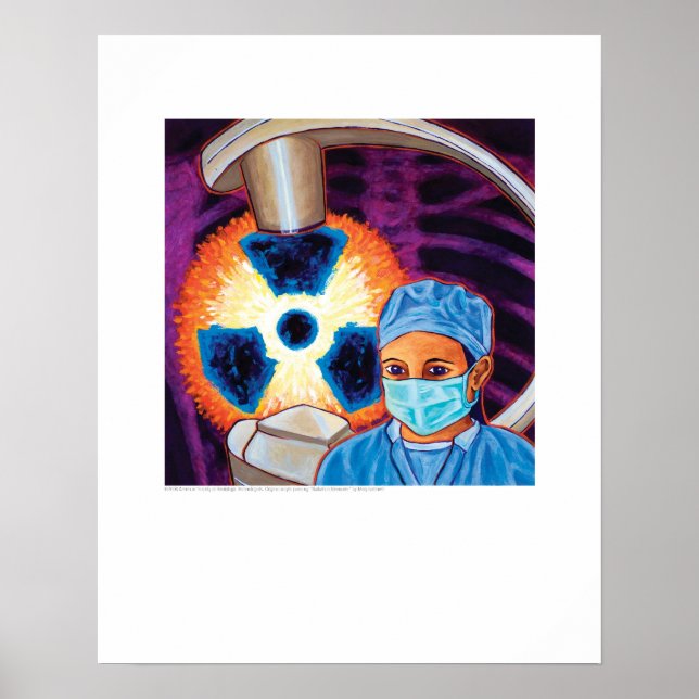 Deckkunst - Strahlungsmaßnahmen - Lambert Poster (Vorne)