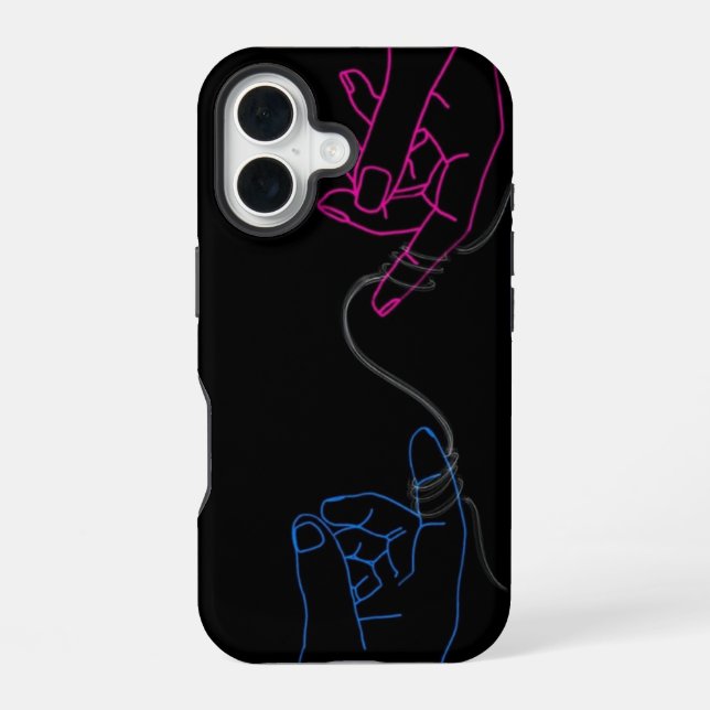 Decktelefon iPhone 16 Hülle (Rückseite)
