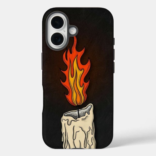 Decktelefon iPhone 16 Hülle (Rückseite)