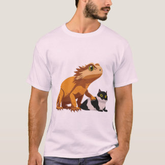 Declan's Cat & lizard T - Shirt