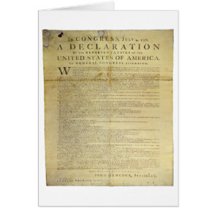 Déclaration d'indépendance 1774 de flanc de Dunl