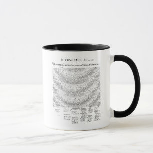 Déclaration d'indépendance Mug