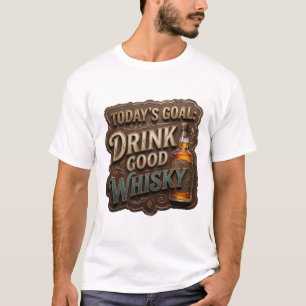 Déclaration Or BOIRE DU BON WHISKY T-Shirt personn
