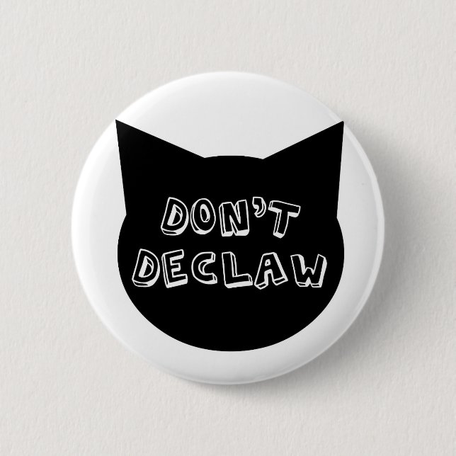 Declaw nicht button (Vorderseite)