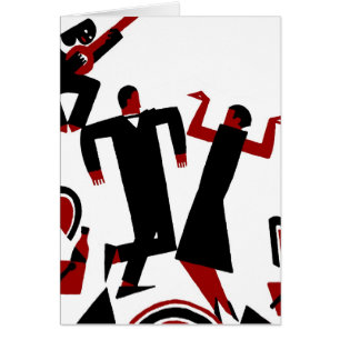 Deco 1925 dansant des couples