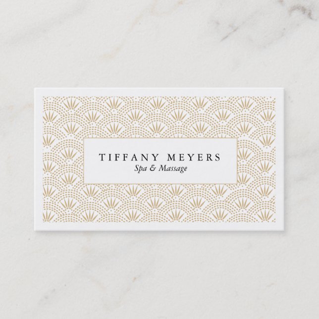 Déco Cartes de visite Seigaiha (Devant)