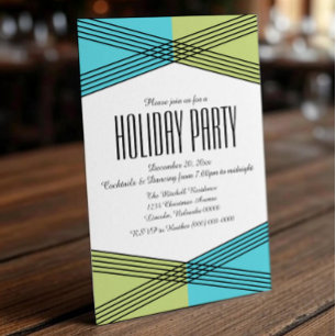 Déco couleur turquoise Invitation de fête de vacan