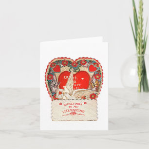 Deco Dove Valentinstag Karte