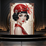 Deco Dreams Flapper Girl Planer<br><div class="desc">Sleek,  sophisticated,  and stylish — this Deco Dreams Planner channels the confidence of the Jazz Age. With its symmetrical patterns and bold forms,  it’s a perfect mix of retro charm and contemporary elegance.</div>