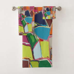 Déco géométrique Art moderne multicolore