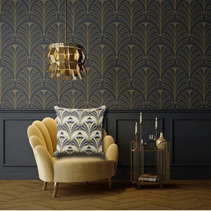 Deco Glamour neu interpretiert Kissen
