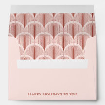 Déco moderne | Joyeuses fêtes Élégant rose et roug