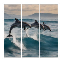 Déco murale dauphin