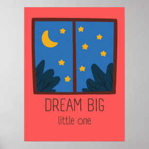 Déco murale de nursery Little One rêve grand