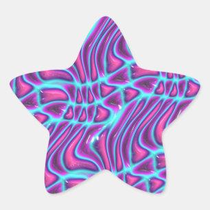 Decoglasie thermoplastisch:  Stern-Aufkleber