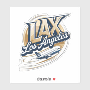 Décoller avec ce Sticker LAX Airport Code