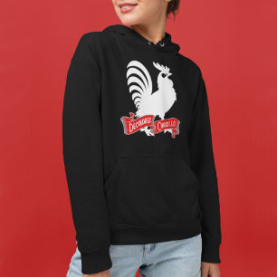 DeColores Cursillo-Hahn-Silhouette mit Banner Hoodie