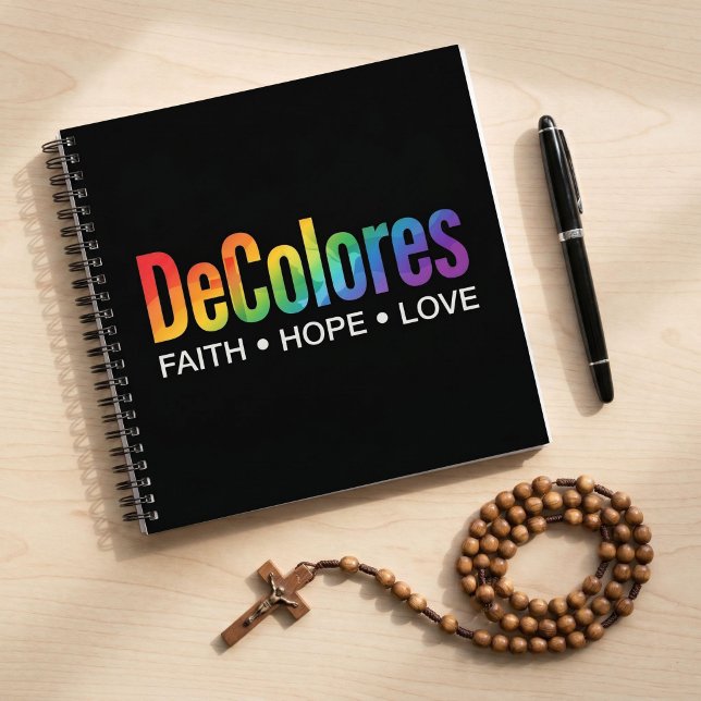 DeColores Cursillo Regenbogen Glaube Hoffnung Lieb Notizbuch (Von Creator hochgeladen)