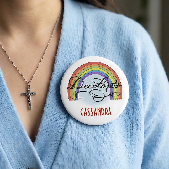 DeColores Cursillo Regenbogen Glaube Religion Button (Von Creator hochgeladen)