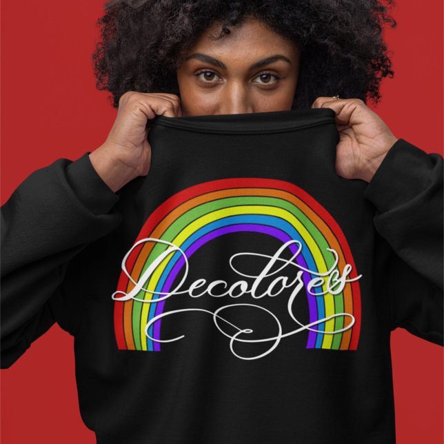 DeColores Cursillo Regenbogen Glaube Religion Sweatshirt (Von Creator hochgeladen)