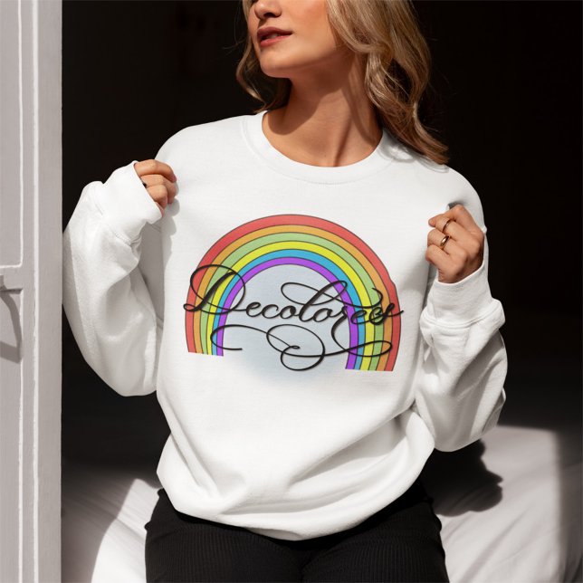 DeColores Cursillo Regenbogen Glaube Religion Sweatshirt (Von Creator hochgeladen)